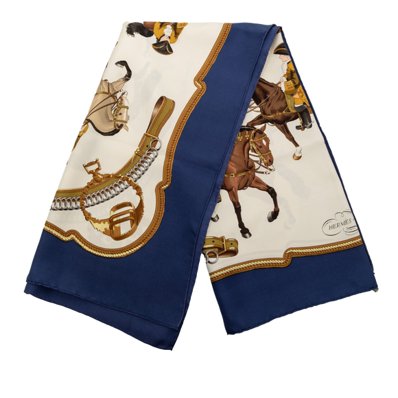 Pre-Loved Hermes Reprise Silk Scarf 90 - Picture 1 of 10